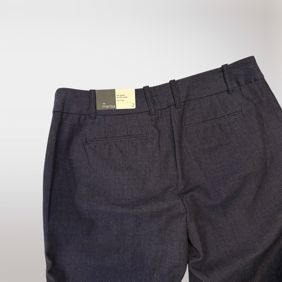 Ann Taylor LOFT Marisa Straight Leg Dress Pants Size 2 Navy NWT - Picture 3 of 15